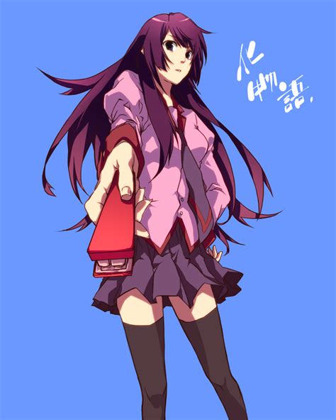 Senjougahara Hitagi Monogatari And More Drawn By Numa Danbooru