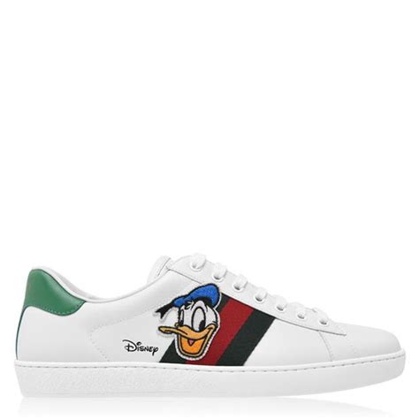 Gucci Mens Disney X Gucci Donald Duck Ace Sneaker Low Trainers