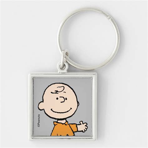 Peanuts Charlie Brown Keychain Zazzle