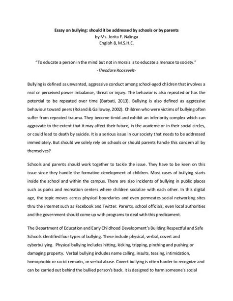😎 A Persuasive Essay About Bullying Persuasive Essay About Bullying 2019 03 04