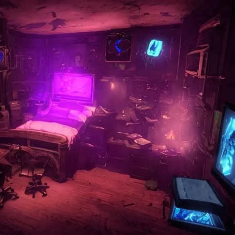 Bioshocks Rapture In Neons In A Fort Frolic Bedroo Openart