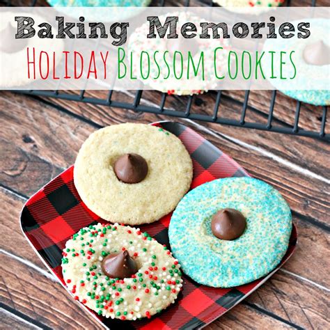 First, place an cookie onto plate. Baking Memories with Holiday Blossom Cookies - Simply ...