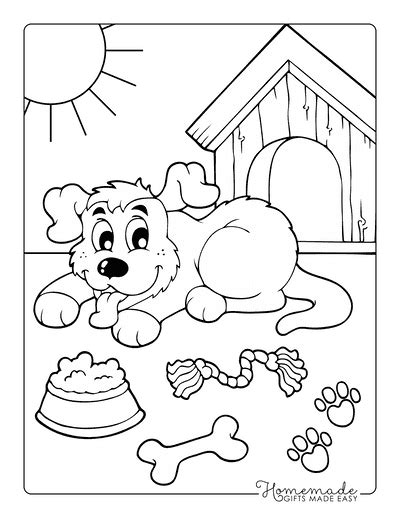 Pet Coloring Pages For Preschoolers Shanelle Velazquez