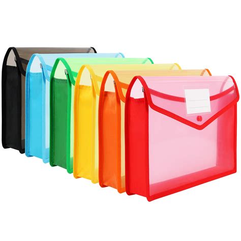 Buy Plastic File Folder Poly Envelopes Expanding File Wallet Document