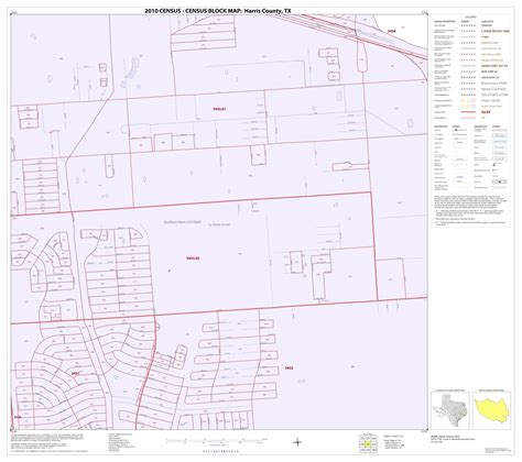 2010 Census County Block Map Harris County Block 243 Side 1 Of 1