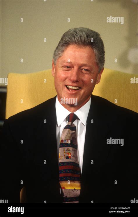 Us President Bill Clinton During A White House Event December 19 1997