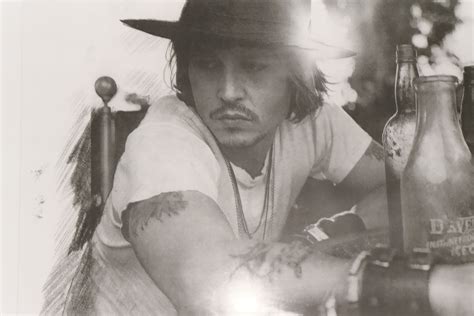Free Photo Johnny Depp Actor Black Bandw Free Download Jooinn