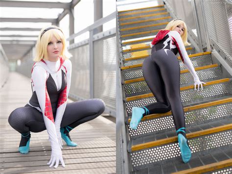 [self] some more of my spider gwen cosplay by mikomin cosplaylewd