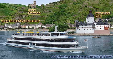 Rhine River Cruises Germany German Castles Rhein Cruise Map Mosel