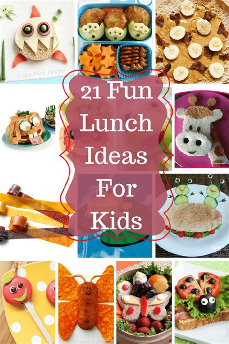 Children's and kids' room design ideas, whatever the room size, budget and fuss levels you're dealing with! Lunch Ideas: 21 Totally Fun Lunch Ideas For Kids