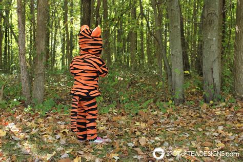 Almost No Sew Kids Tiger Halloween Costumes Spot Of Tea Designs