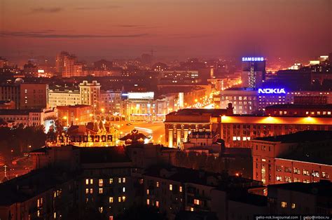 Evening And Night Views Of Novosibirsk City · Russia Travel Blog