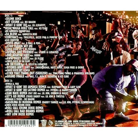 Lil Jon Crunk Juice Uk 2 Cd Album Set Double Cd 413895