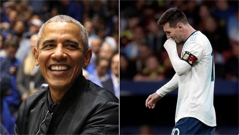 Obama Y Su Ejemplo Con Messi Pese A Que Es Maravilloso Argentina Tiene Problemas Para Ganar