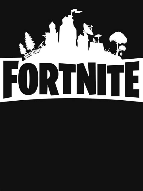 Fortnite Logo T Shirt By Pairofdocx Gamer Shirt Black White