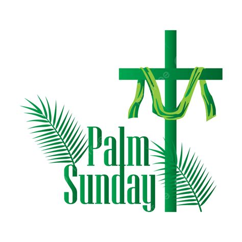 Palm Sunday Flat Palm Sunday Palm Sunday Png And Vector With