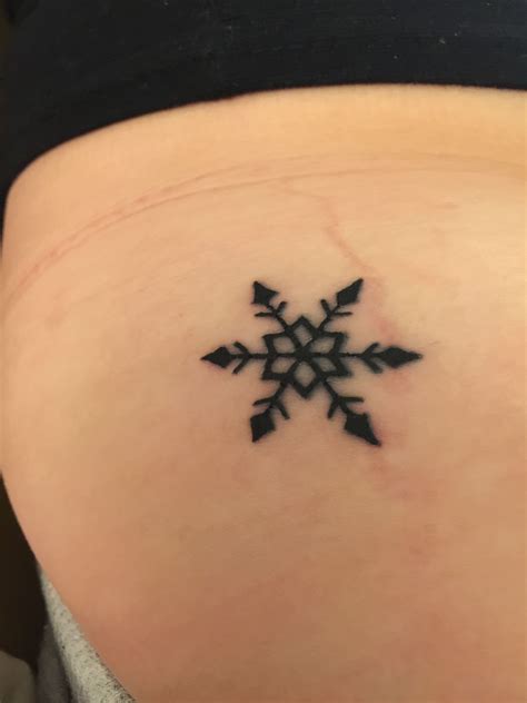 Snowflake Tattoo Snow Flake Tattoo Leaf Tattoos Tattoos