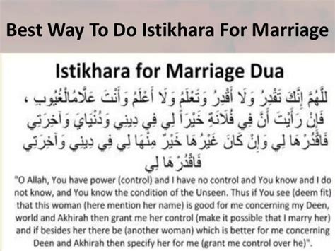 How To Pray Istikhara For Marriage Rohani Markaz