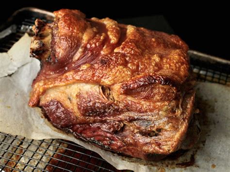 Garlic and a couple herbs make this roast sing! The Food Lab: Ultra-Crisp-Skinned Slow-Roasted Pork ...