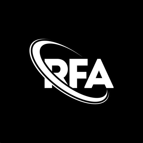 Logotipo De Rfa Carta Rfa Diseño Del Logotipo De La Letra Rfa