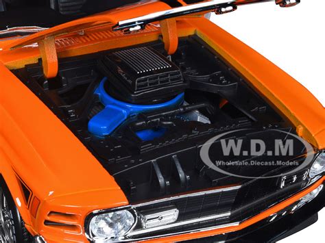 1970 Ford Mustang Mach 1 428 Twister Special Orange With Black Stripes