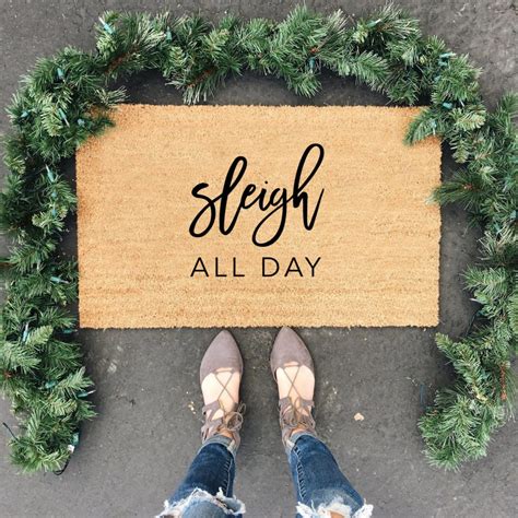 The Best Holiday Doormat To Welcome Your Guests Diy Darlin