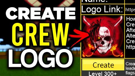 How To Create A Crew Logo In Blox Fruits Get Decal Link 2024 Youtube