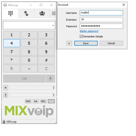 Mixvoip Softphone For Windows Softphone Phone Configuration