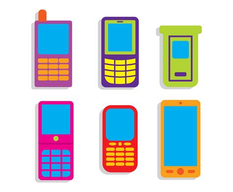 Cell Phone Vector Vector Art And Graphics