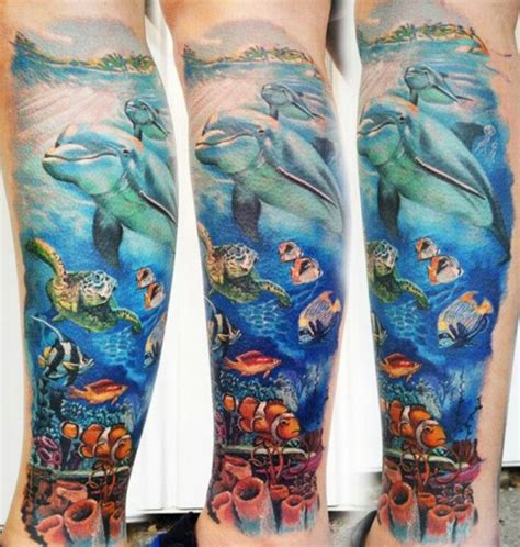Sealife Ocean Tattoos Nature Tattoos Sea Life Tattoos