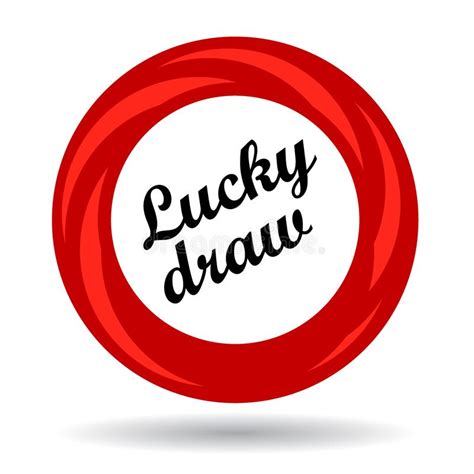 Lucky Draw Colorful Icon Stock Illustration Illustration Of Business