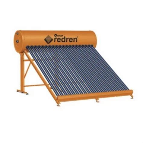 Evacuated Tube Collector Etc Freestanding Redren E Smart Solar Water Heater Capacity 100 Lpd