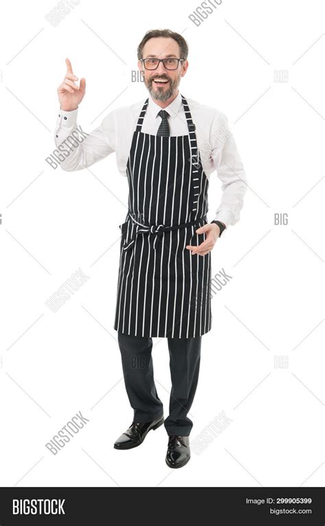 Bearded Man Apron Image And Photo Free Trial Bigstock