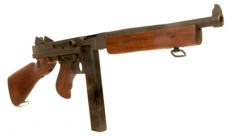 Deactivated Wwii Lend Lease Thompson M1a1 Italian Captured Allied