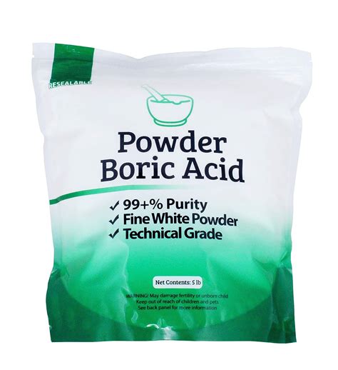 Buy 10 Lb Fine Powder Boric Acid H3bo3 999 Pure Orthoboric Acid