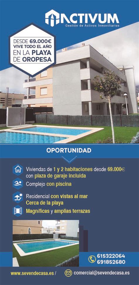 Flyer Para Empresa Del Sector Inmobiliario Plaza De Garaje Terrazas