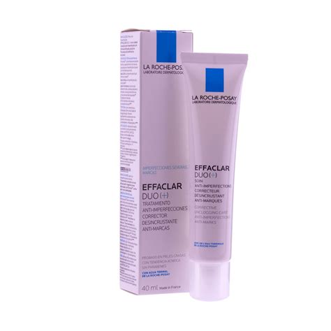 A blemish treatment that corrects and hydrates skin for clearer skin in 4 weeks. La Roche-Posay Effaclar Duo 40ml ¡14% descuento! | PromoFarma