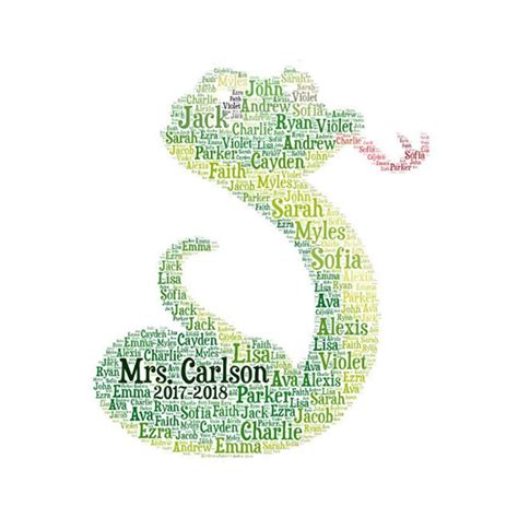 Digital Snake Word Cloud Art Wordle Serpent Viper Makes Great Etsy