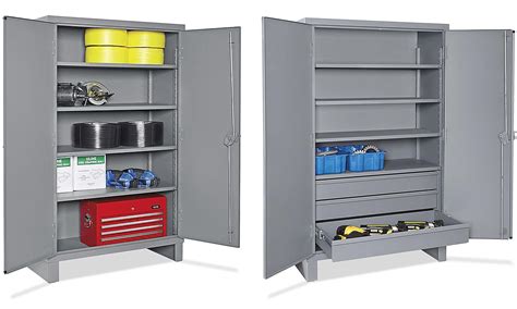 The storage container ec64420ccf can accommodate loads up to 60 kg and volume up to 80 litres. Heavy-Duty Welded Storage Cabinets in Stock - ULINE