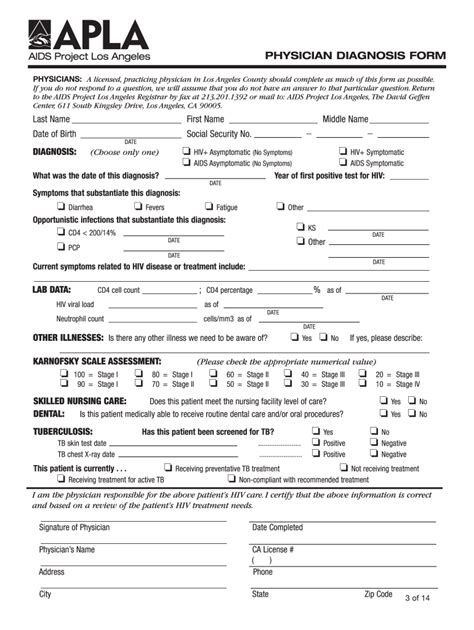 Medical Diagnosis Form Pdf Fill Online Printable Fillable Blank