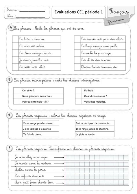 Voici des exercices de français (conjugaison) pour votre enfant de cm1. Exercices de francais ce2 cm1 a imprimer - Ti bank