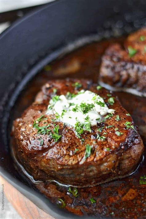 Filet Mignon With Garlic Herb Butter Recipe Grilled Steak Recipes