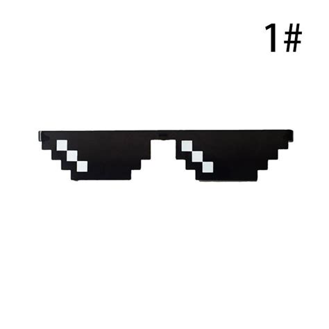 Novelty Happyx Mosaic Glasses Deal With It 8 Bit Pixel Mlg Shades Unisex Sunglasses Toy