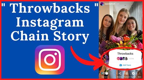 How To Do Throwbacks Instagram Chain Story Add Yours Viral Sticker