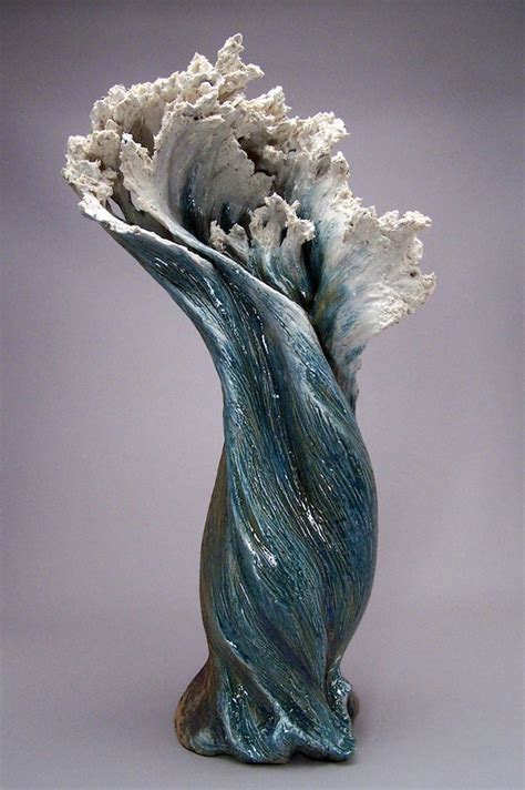 Ocean Inspired Ceramic Sculptures Resemble Cresting Waves In 2020 With