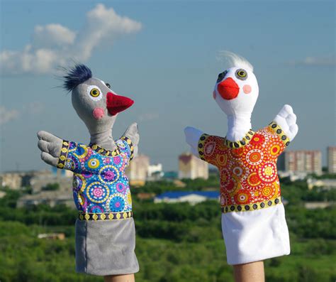 Веселые гуси, перчаточные куклы купить в интернет-магазине Ярмарка ...