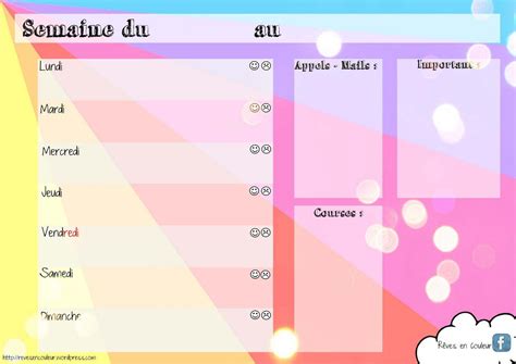 Le planning de ménage vierge à imprimer, pour organiser un ménage efficace, simple et rapide de votre maison. Menu de la semaine vierge.Planning hebdo de repas ...