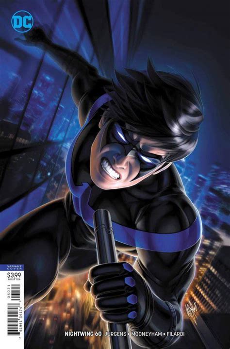 nightwing 60 variant cover by warren louw r nightwing
