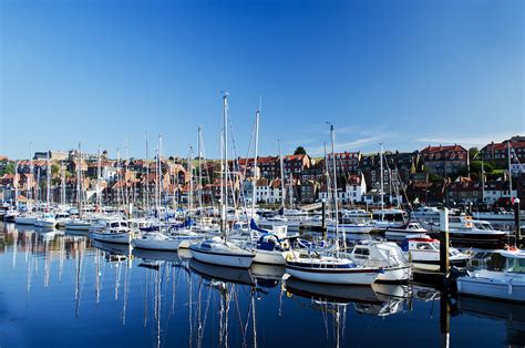 Harbor In Whitby Free Stock Photo Public Domain Pictures