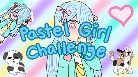 Pastel Girl Challenge Speed Draw~ Pastelgirlchallenge Youtube